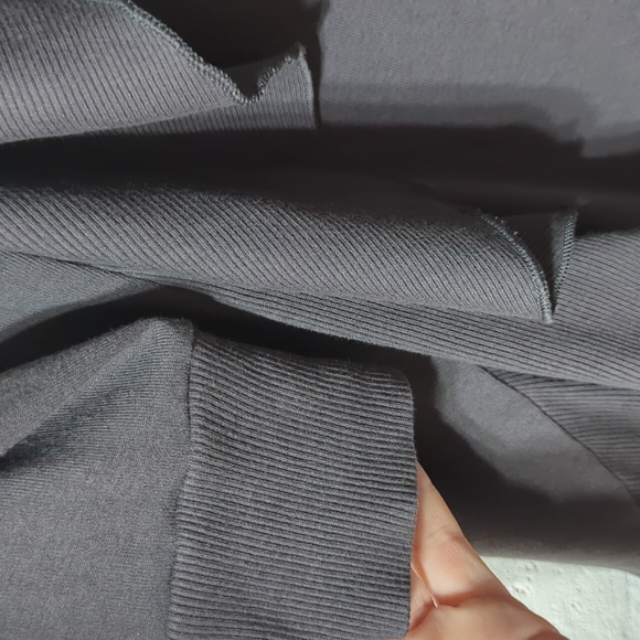 🚨3/$15 Express Gray Ruffle Cardigan - Picture 4 of 6